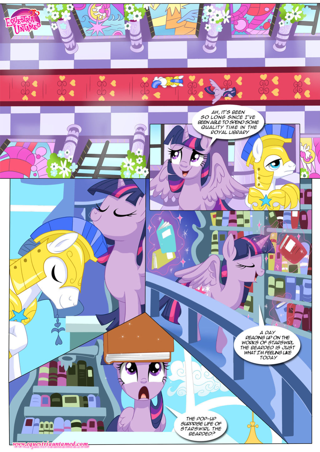 [Equestria Untamed (Palcomix)] Libraries Are Supposed To Be Quiet