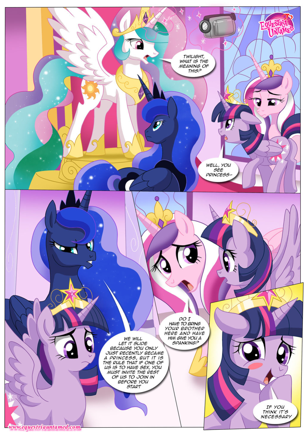 [Equestria Untamed (Palcomix)] Libraries Are Supposed To Be Quiet