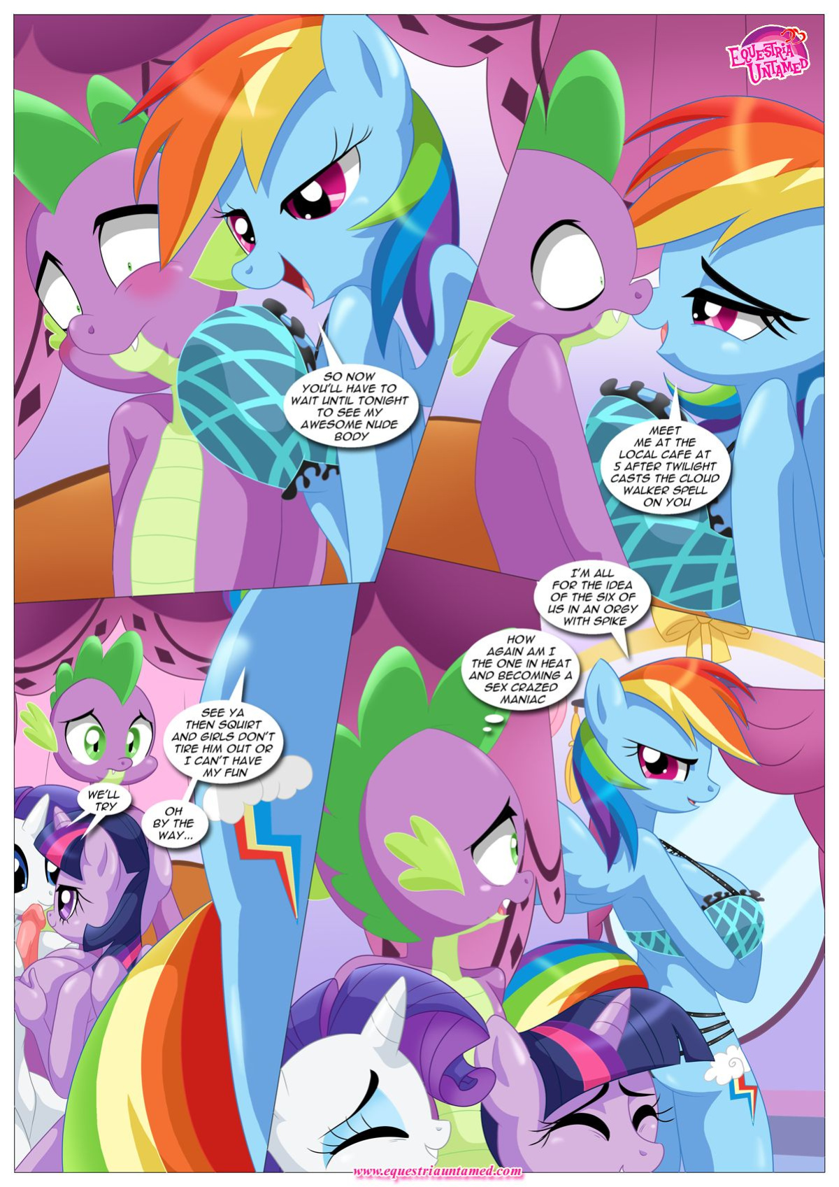 [Palcomix] Rainbow Dash's Game of Extreme PDA