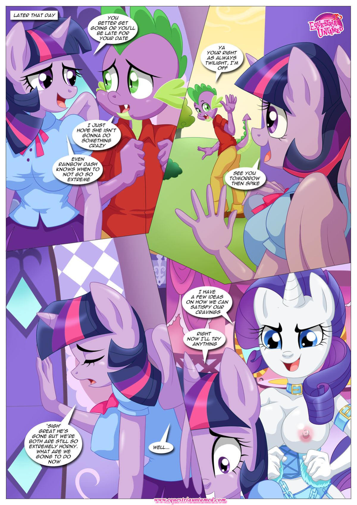 [Palcomix] Rainbow Dash's Game of Extreme PDA