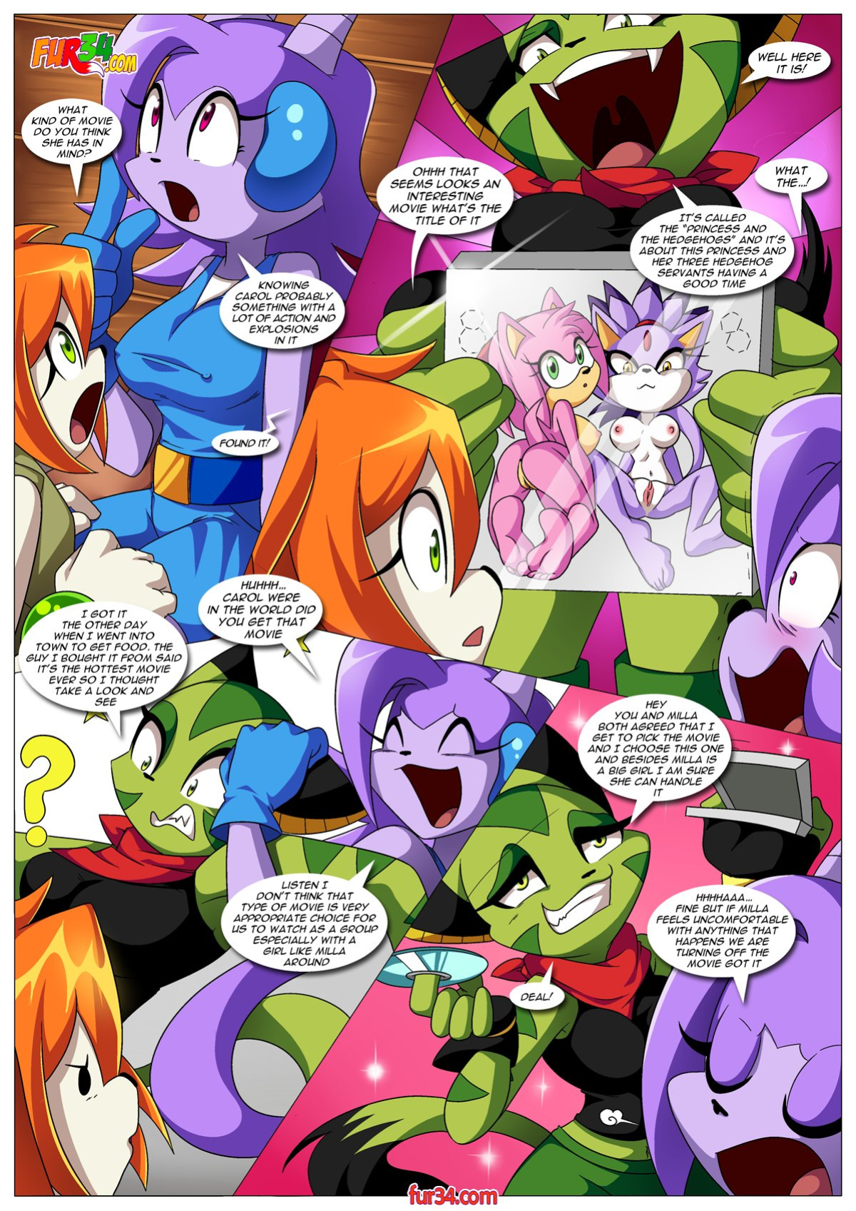 [Palcomix] Watching A Movie With Friends