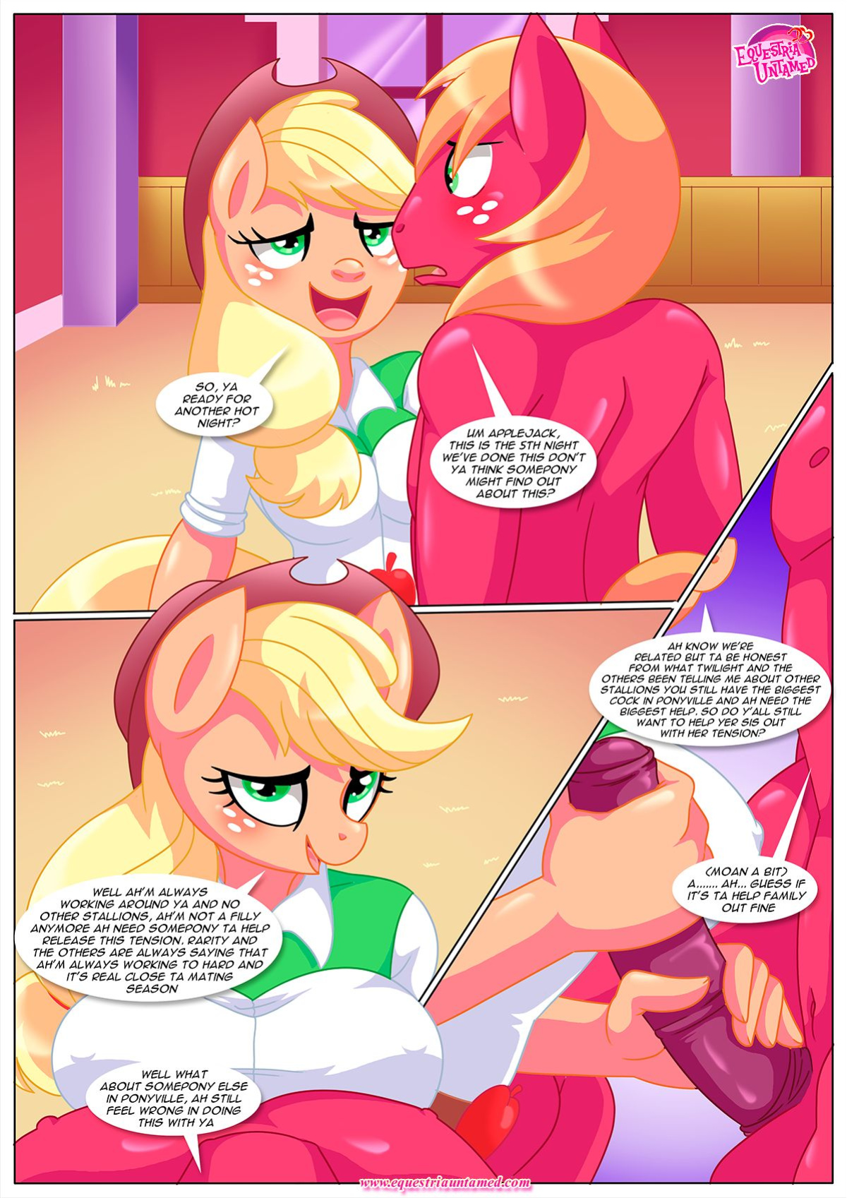 [Palcomix] Applejack's Secret Is Out
