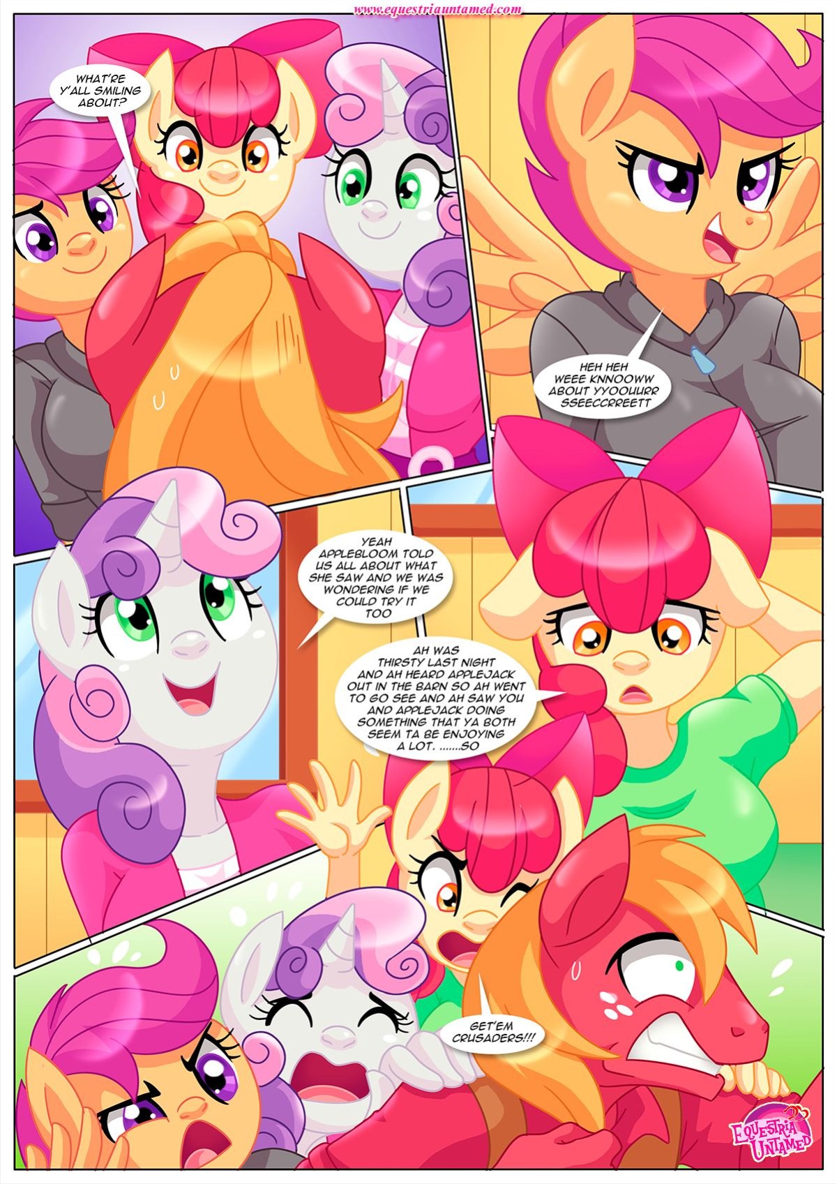 [Palcomix] Applejack's Secret Is Out