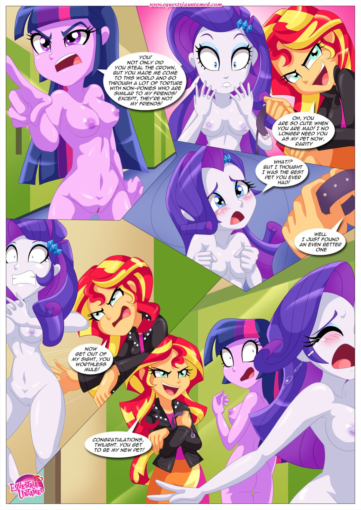 [Palcomix] Sexquestria Girls | My Little Pony Equestria Girls