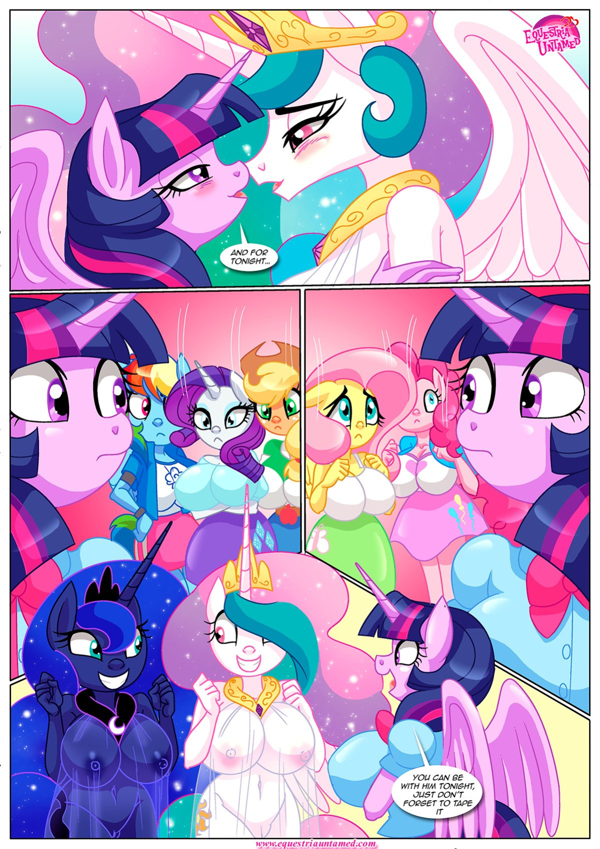 [Palcomix] The Night The Sun and Moon Cum Together