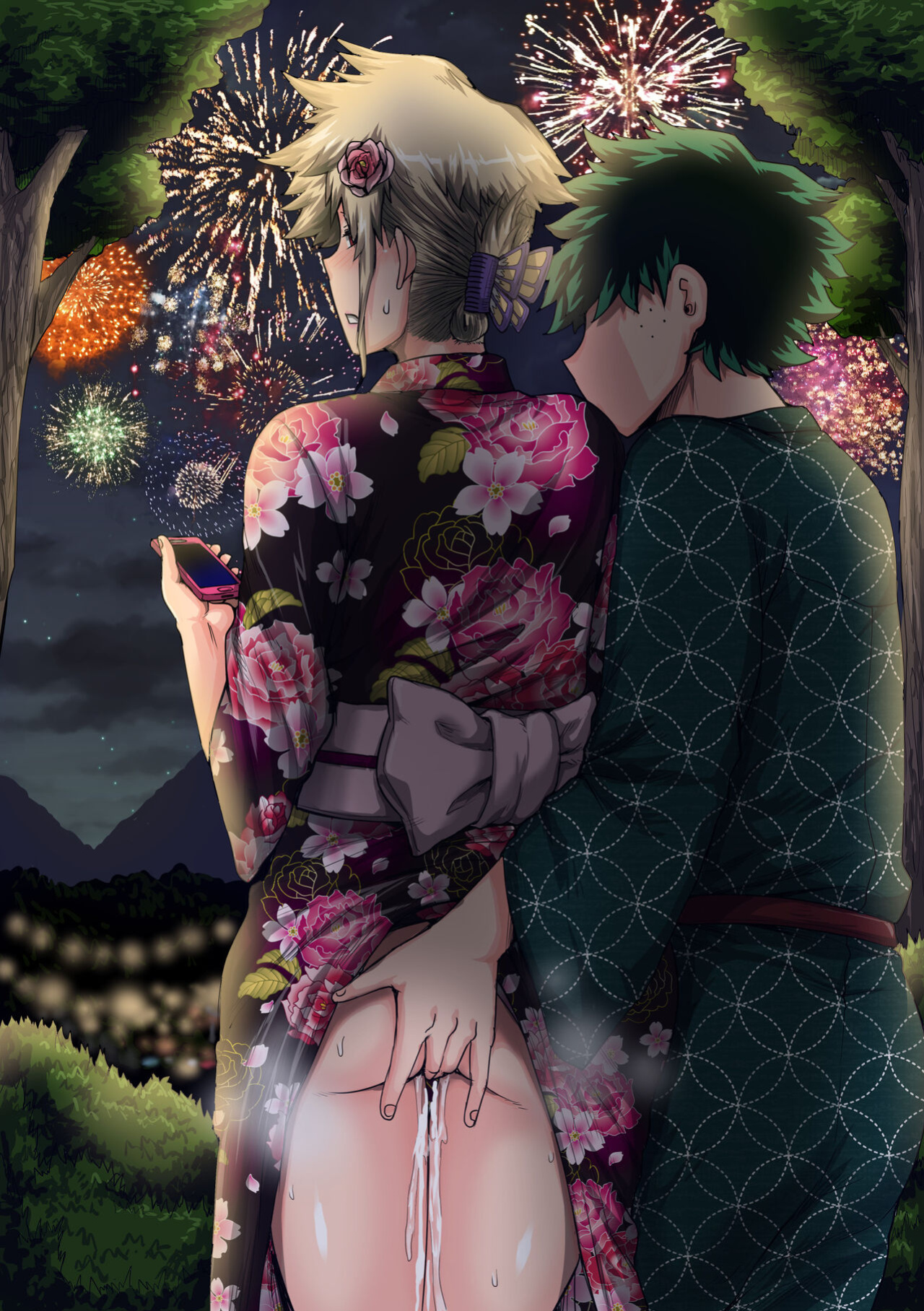 [Juicebox Factory (Juna Juna Juice)] Summer Vacation With Bakugo's Mom Part Two