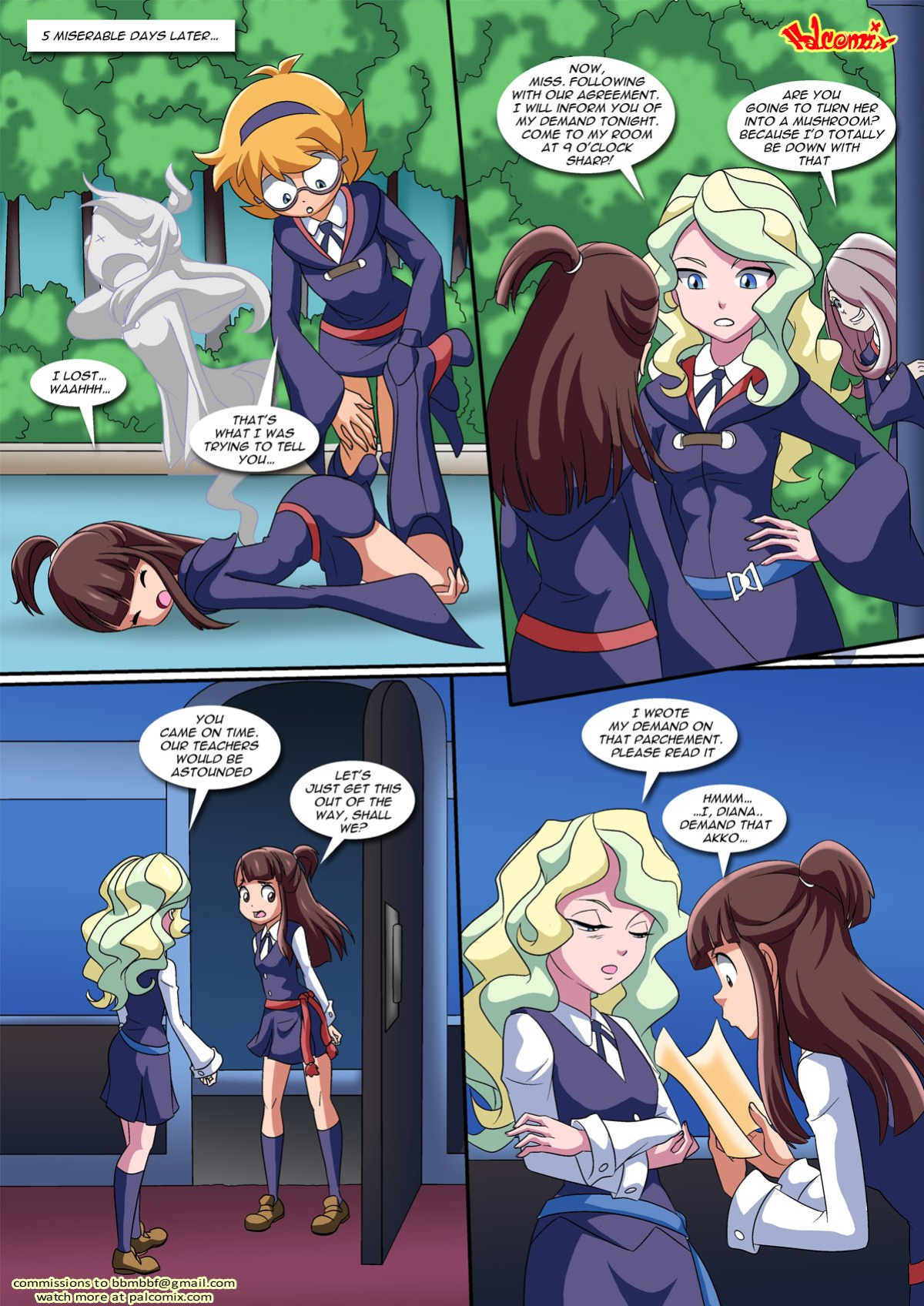 [Palcomix] Love is a Game - A Diana/Akko Romance Story