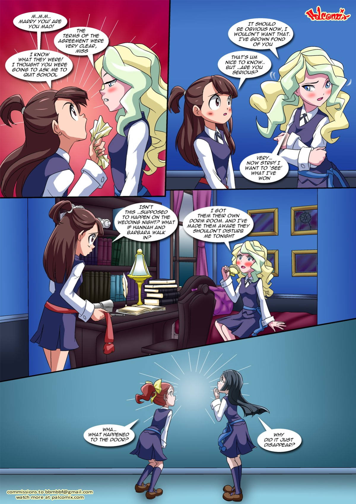 [Palcomix] Love is a Game - A Diana/Akko Romance Story