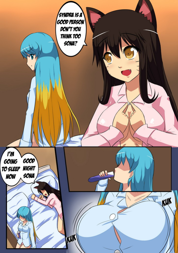 [Xano501] Sona x Ahri: Lovely Boobies