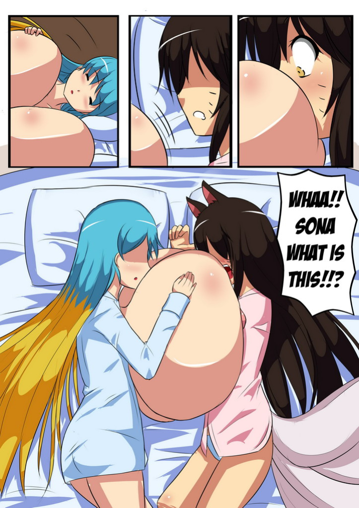 [Xano] Sona x Ahri Lovely Boobies