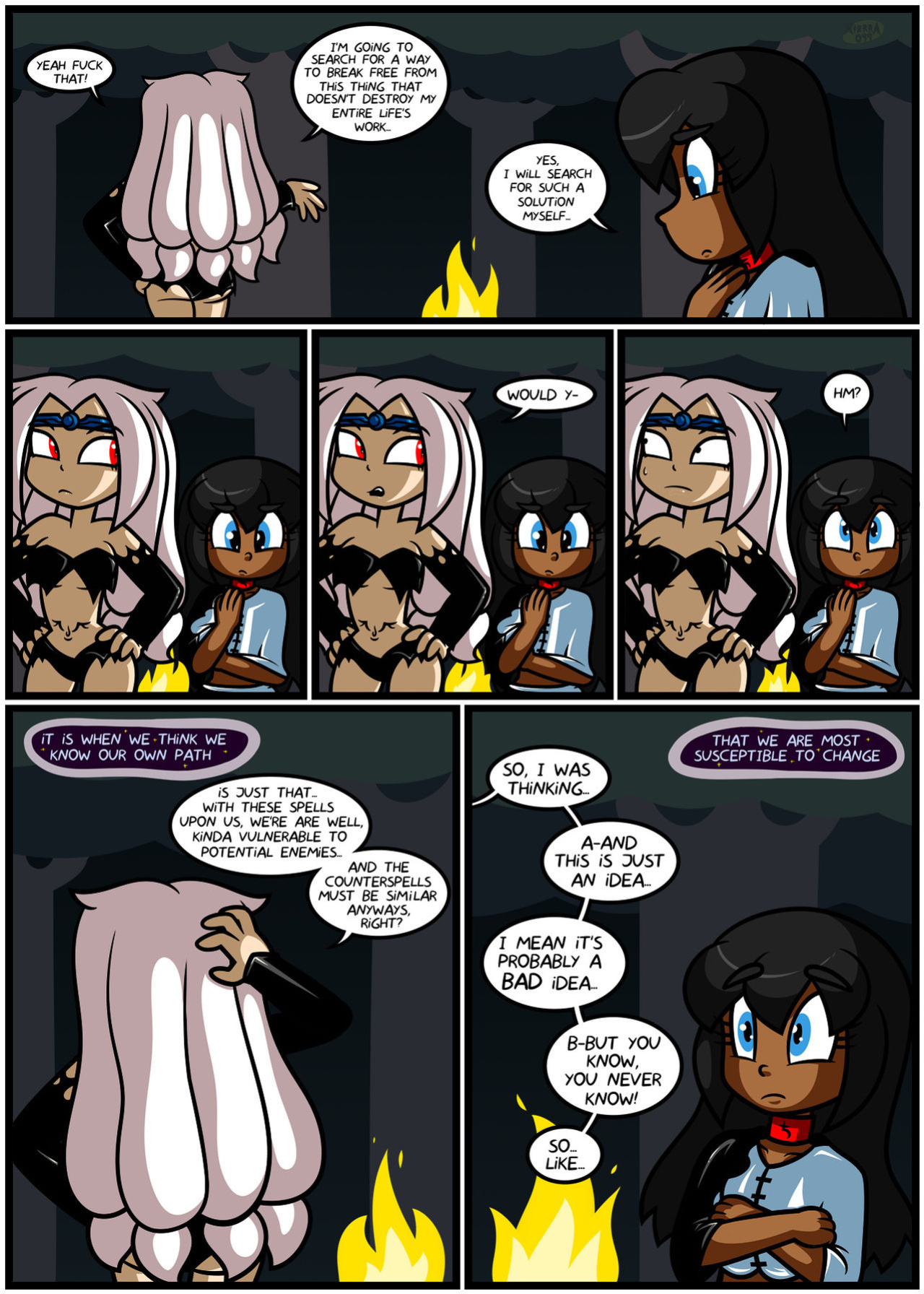 [Xierra099] Bright Darkness- The Priestess And The Witch