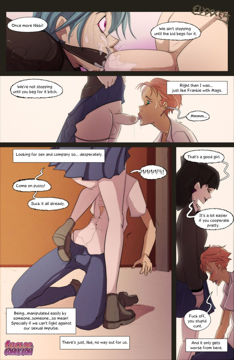 [TeaseComix (Fixxxer)] She Is Riley #1-4