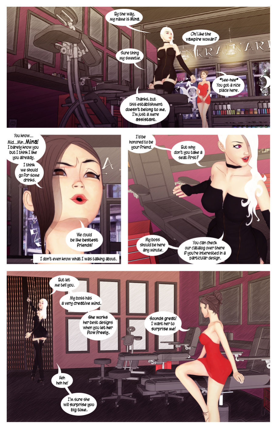 [TeaseComix (Dr Gasper)] Futanari Ink: Chapter #1 - Veronica