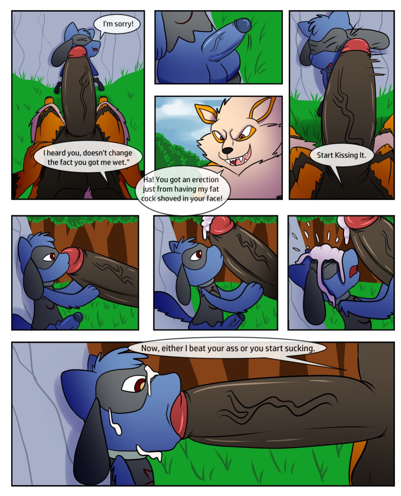 [JayKasai] Wet an Arcanine, Drench a Riolu