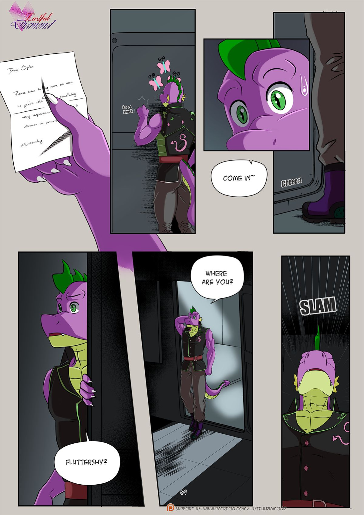 [Pia-Sama] Lustful Diamond - Flutterlie (My Little Pony: Friendship is Magic) {Colored}