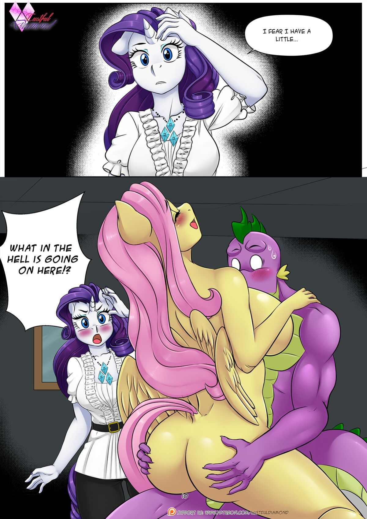 [Pia-Sama] Lustful Diamond - Flutterlie (My Little Pony: Friendship is Magic) {Colored}