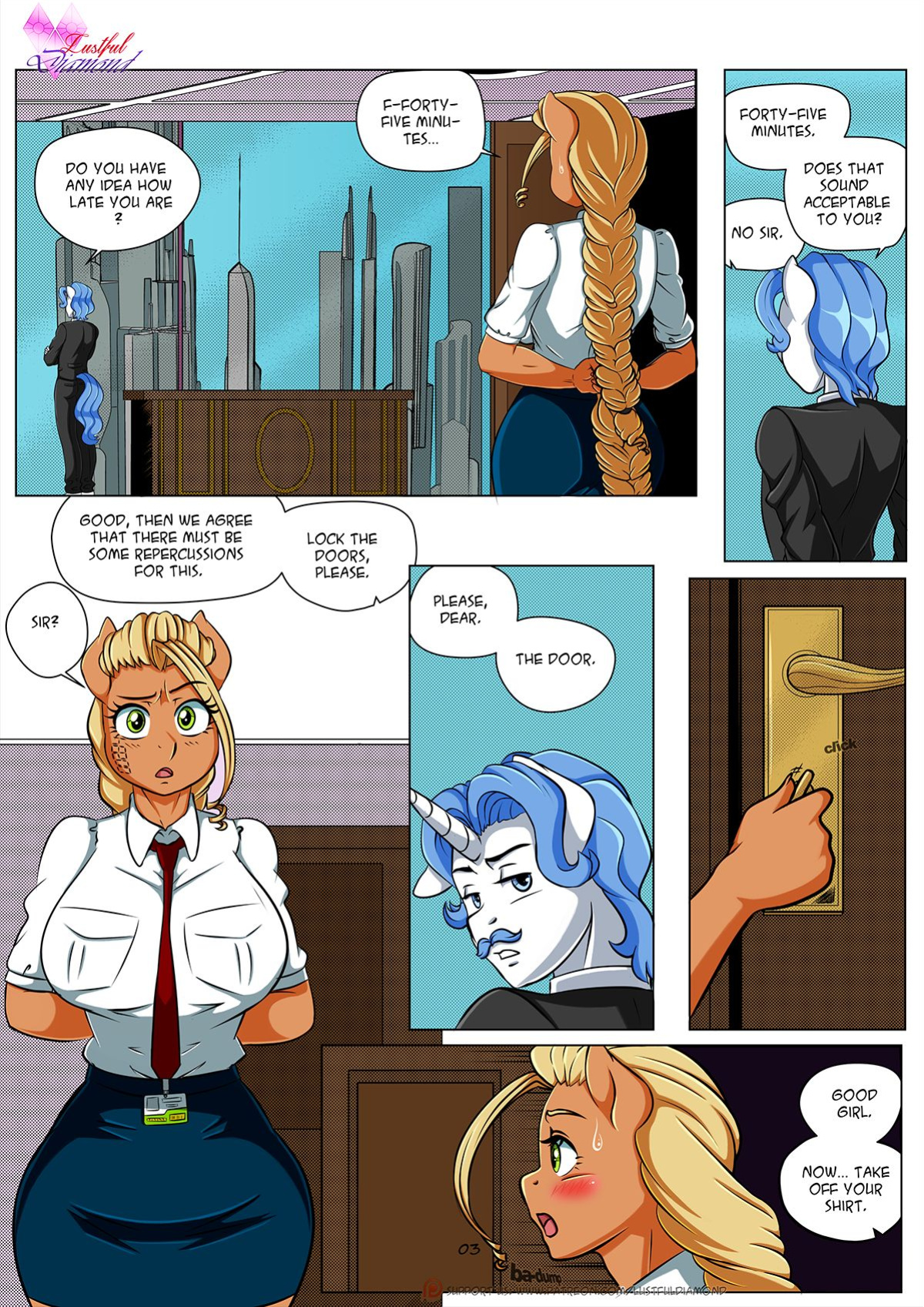 [Pia-Sama] Lustful Diamond - Tardy (My Little Pony: Friendship is Magic) [Colored]