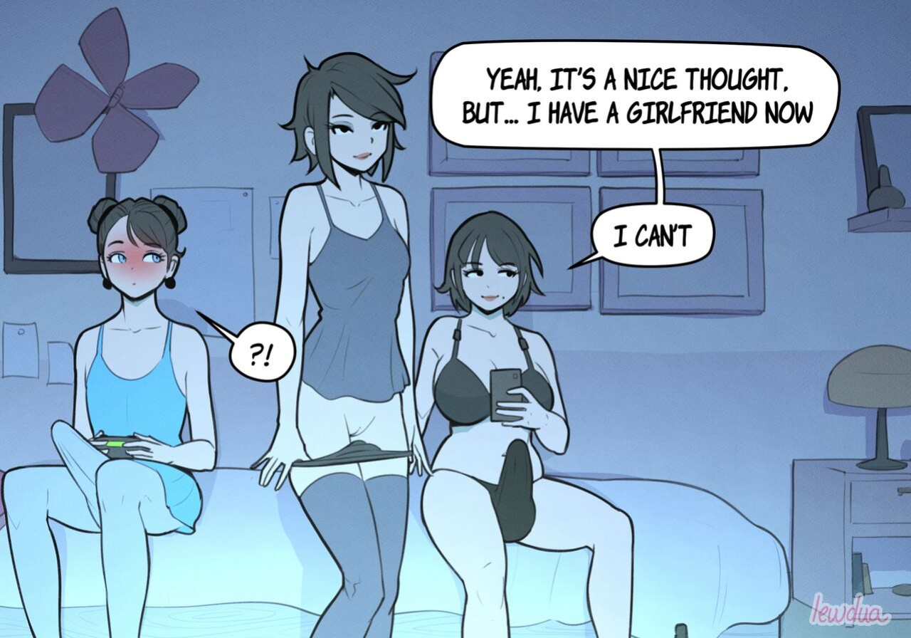 [Lewdua] Alice and Alison Playing Games with the Secret Lover at Night