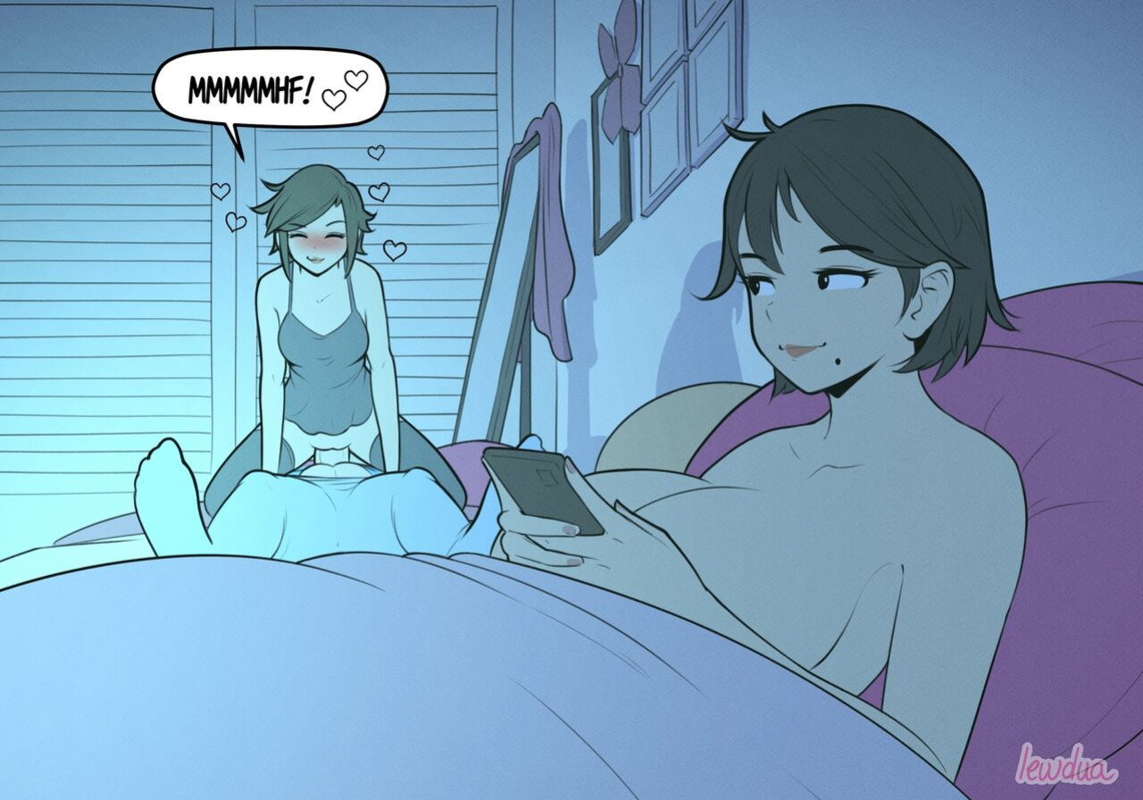[Lewdua] Alice and Alison Playing Games with the Secret Lover at Night