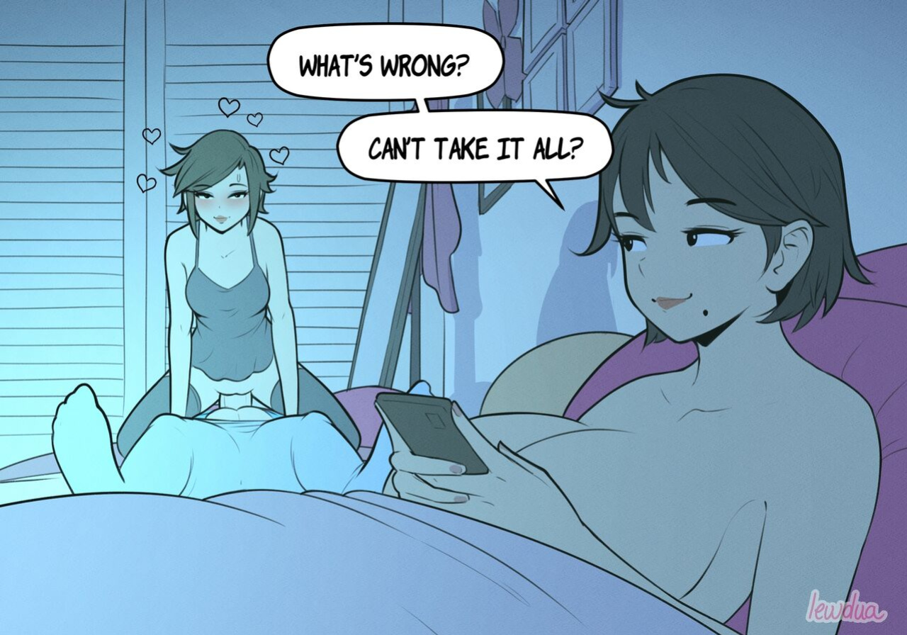[Lewdua] Alice and Alison Playing Games with the Secret Lover at Night