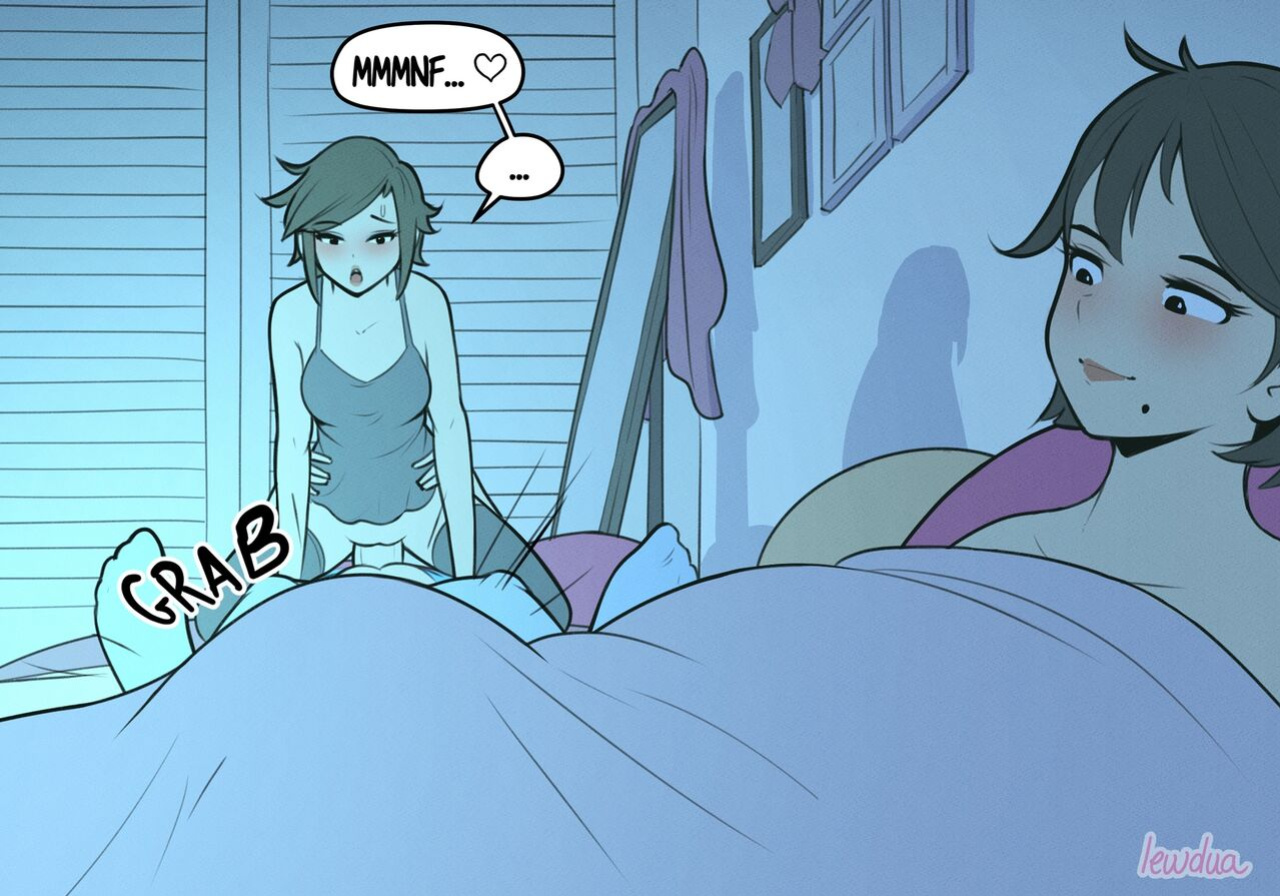 [Lewdua] Alice and Alison Playing Games with the Secret Lover at Night