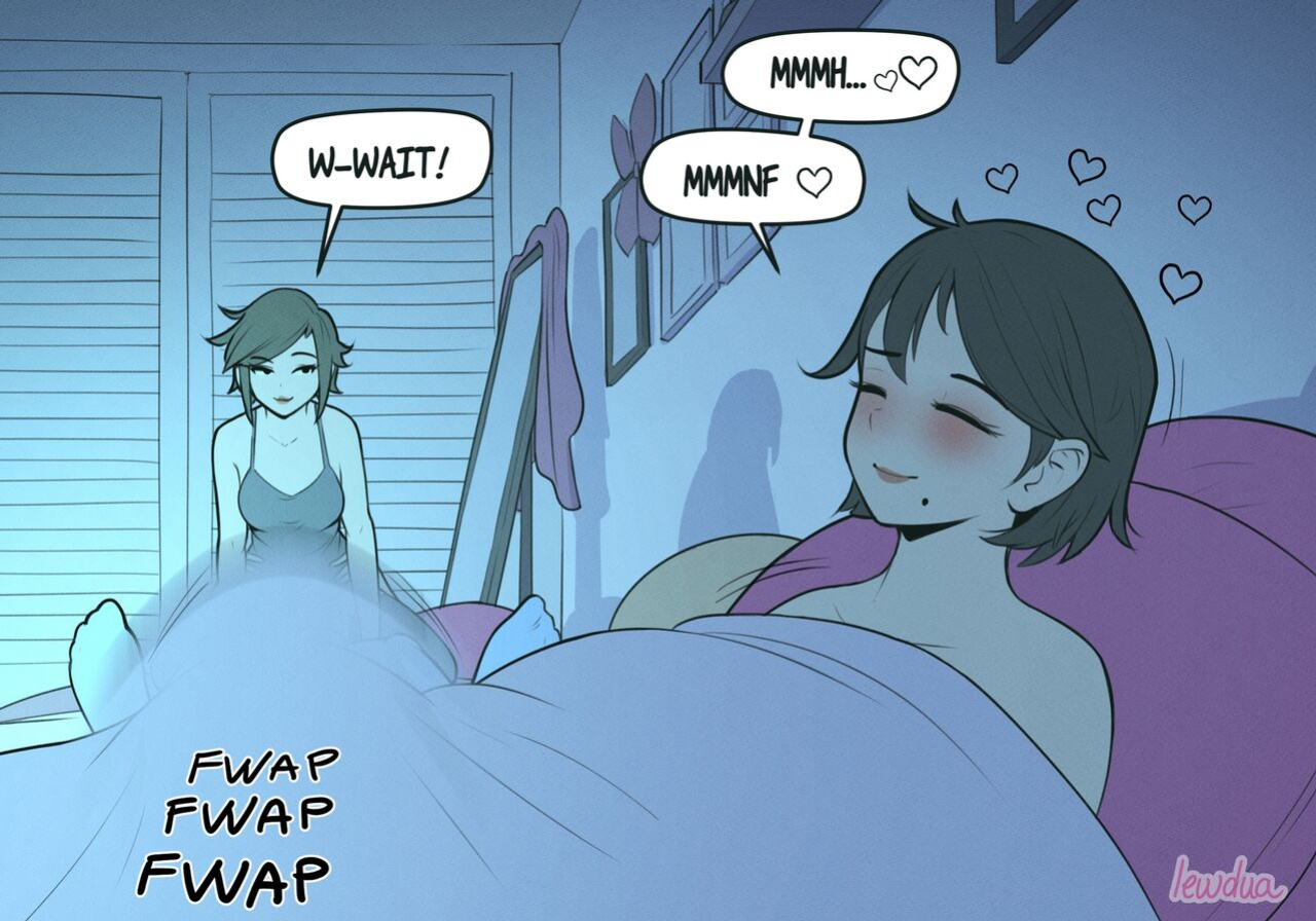 [Lewdua] Alice and Alison Playing Games with the Secret Lover at Night