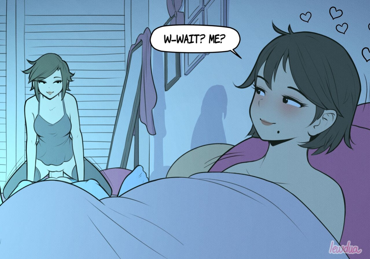 [Lewdua] Alice and Alison Playing Games with the Secret Lover at Night