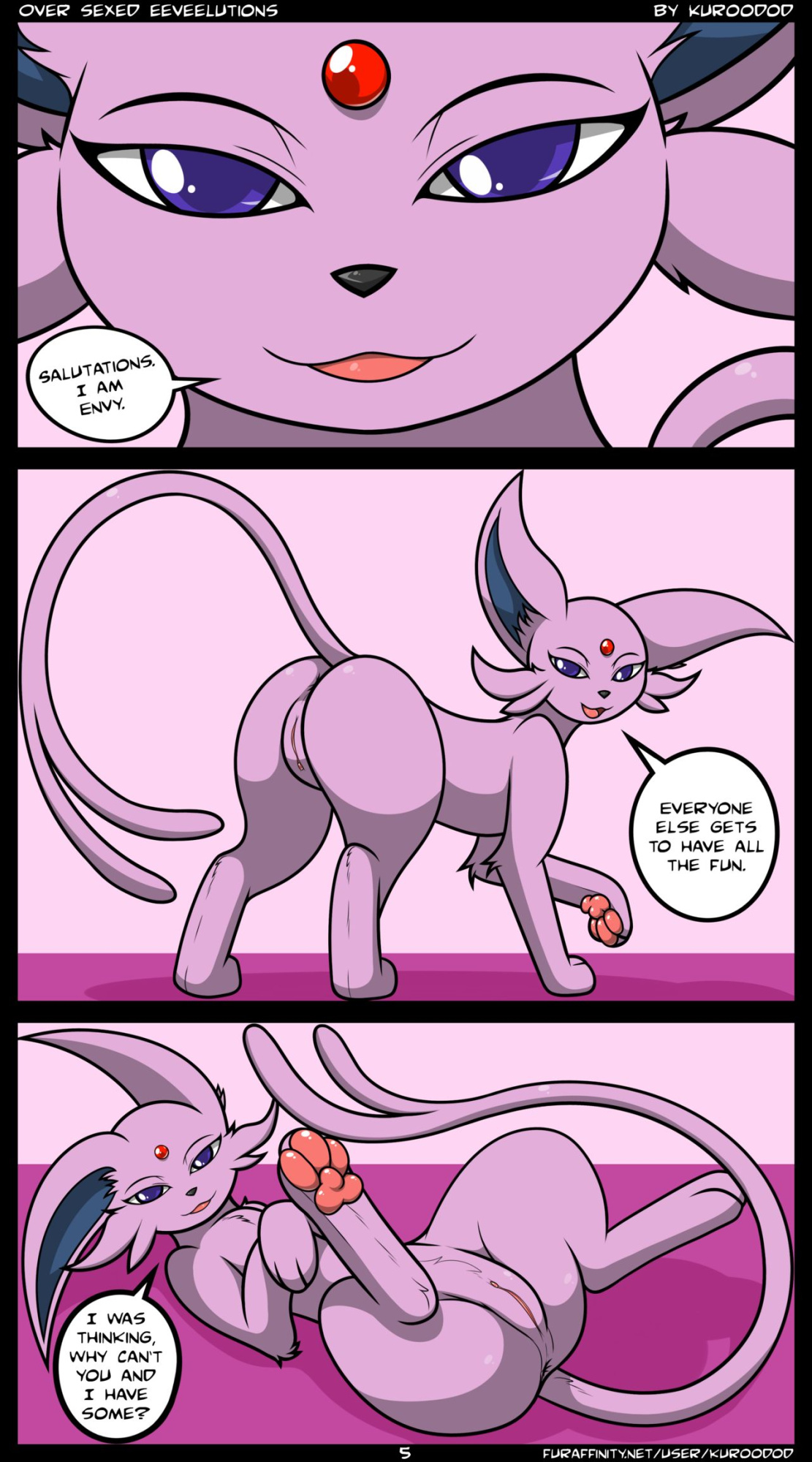 [Kuroodod] Oversexed Eeveelutions Vol. 1 (Pokémon)