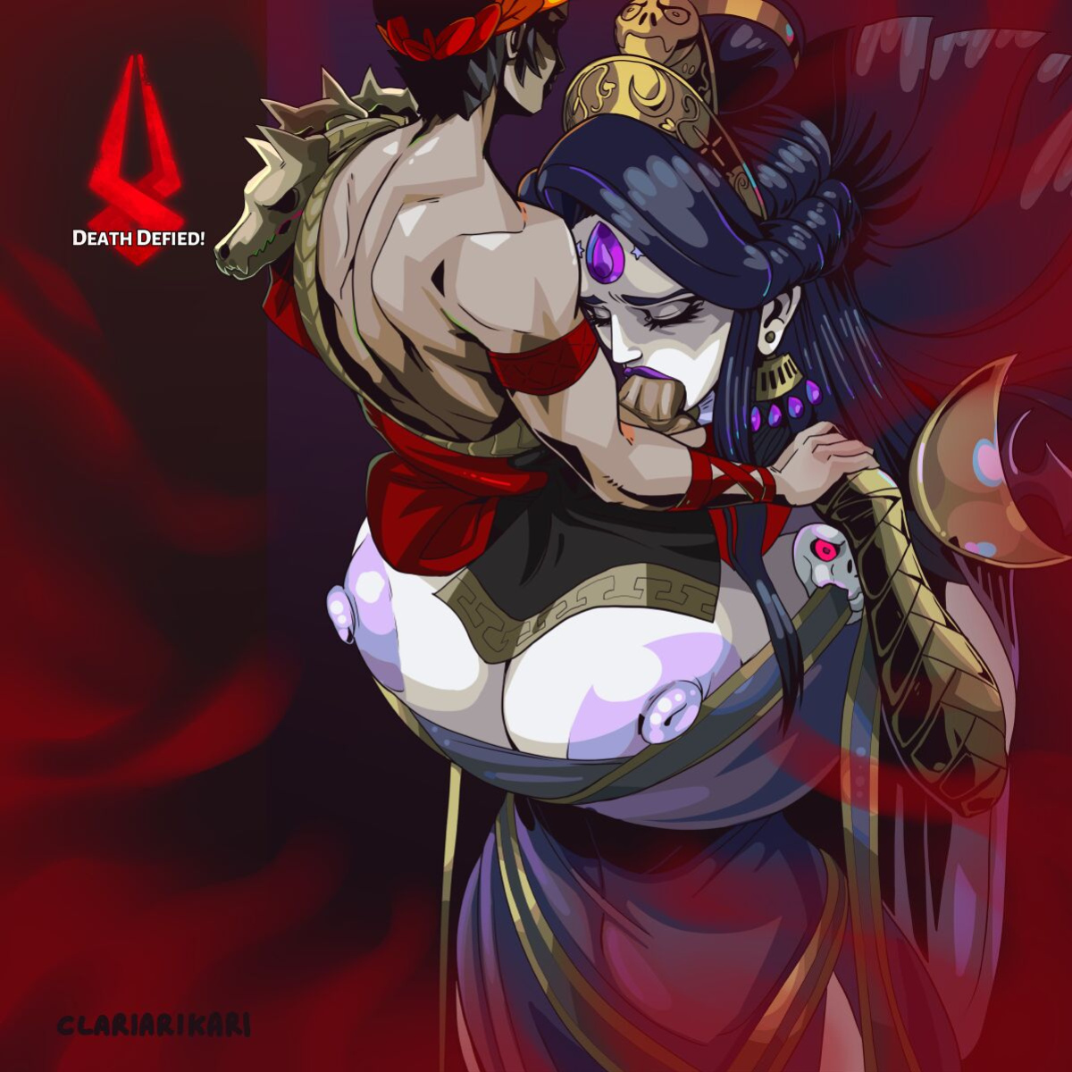 [clariarikari] Nyx and Zagreus (Hades)