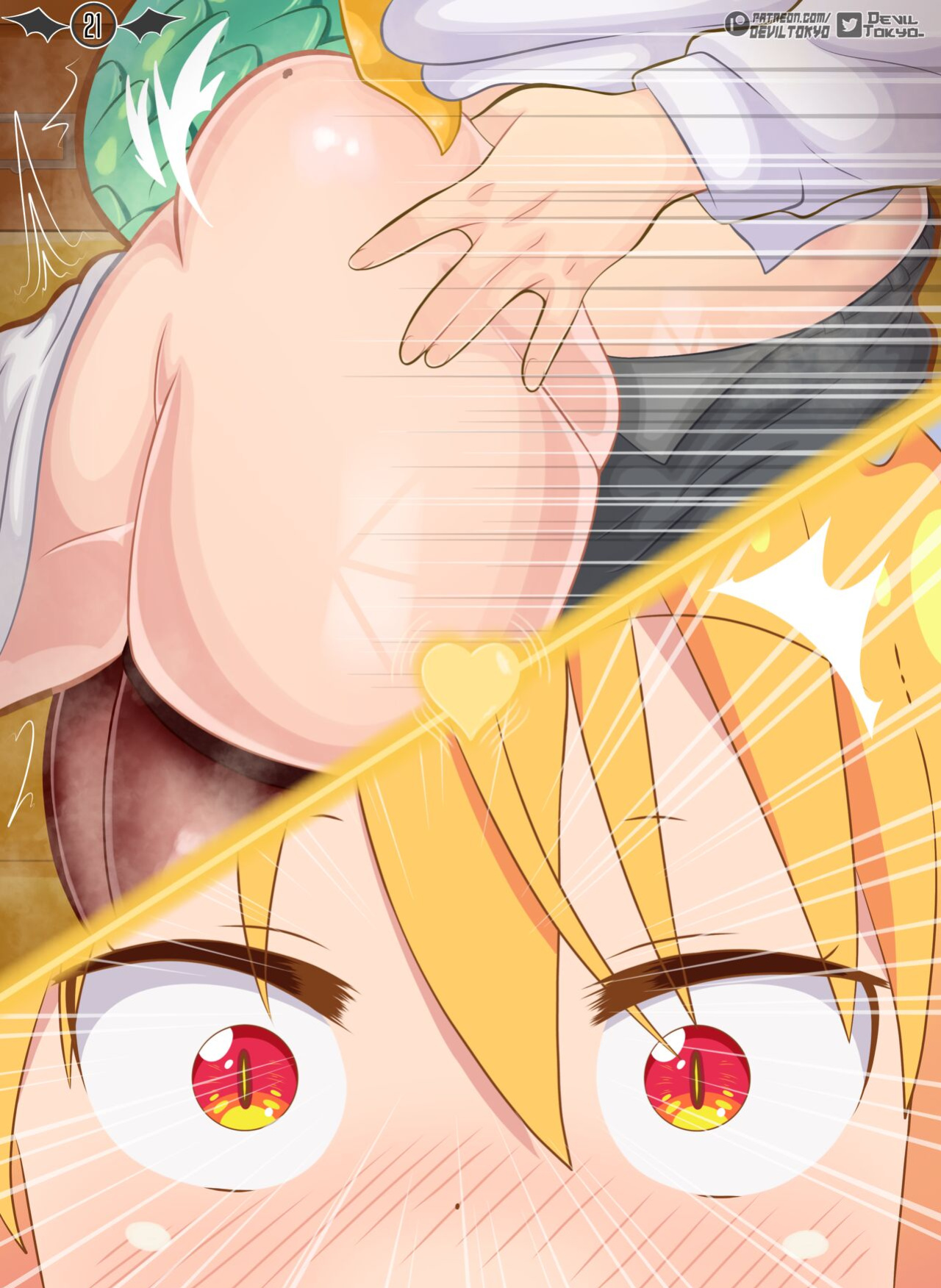 [DevilTokyo] Miss Kobayashi, I'm Obsessed with your Cock