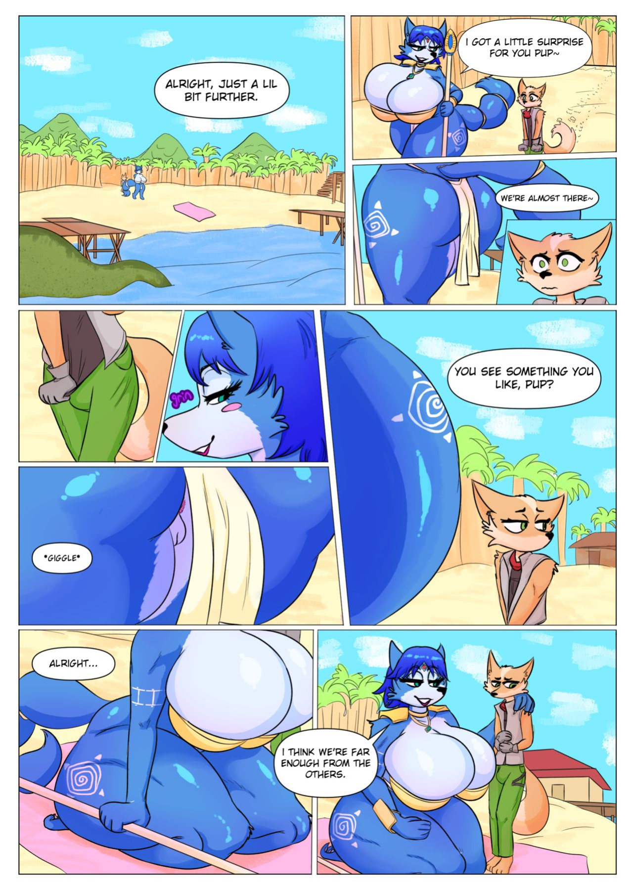 [Slicker Wolf] Momma Krystal and a lil Fox