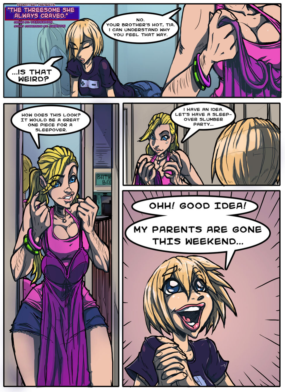[xxxbattery] Threesome of her Dreams