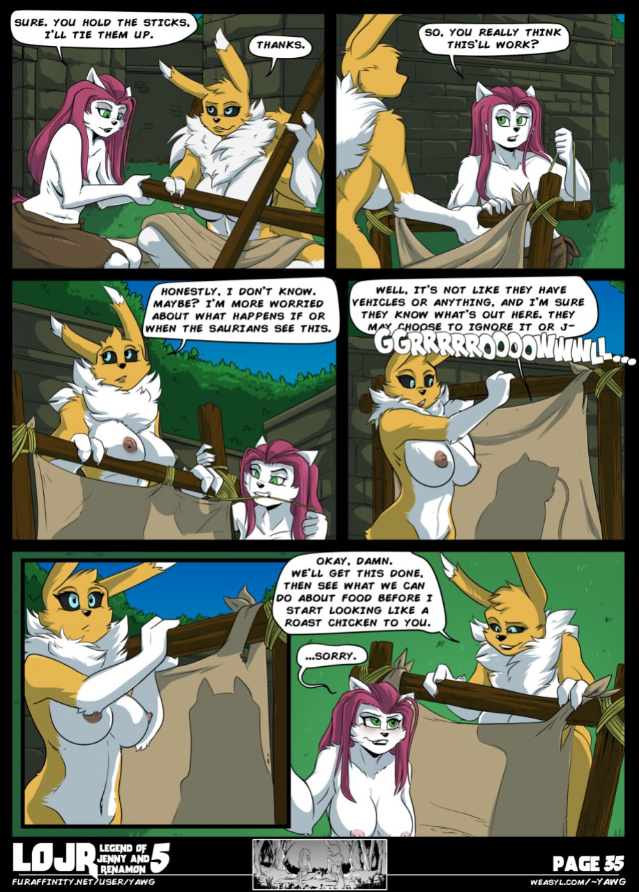 [Yawn] Legend Of Jenny And Renamon 5