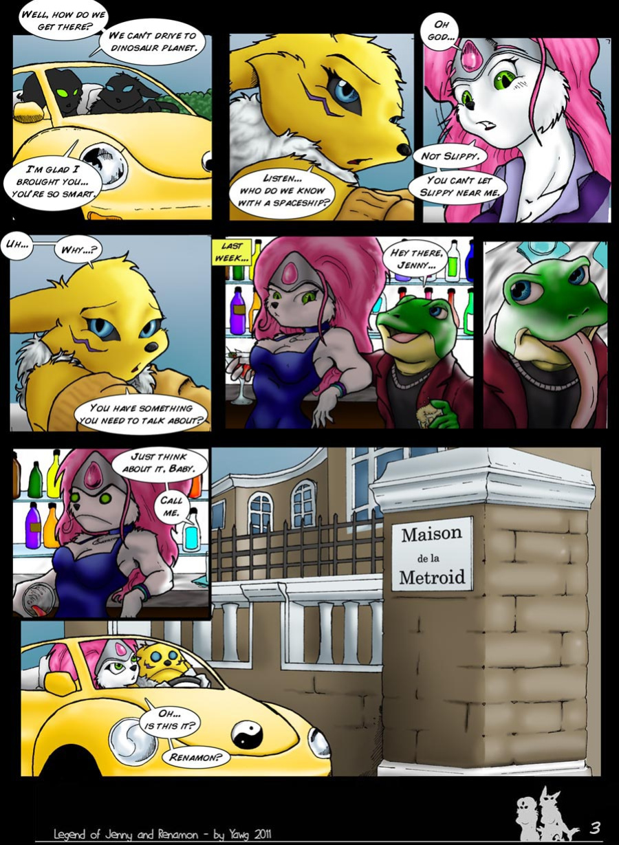 [Yawg] The Legend of Jenny and Renamon (Bucky O'Hare, Digimon, Star Fox)