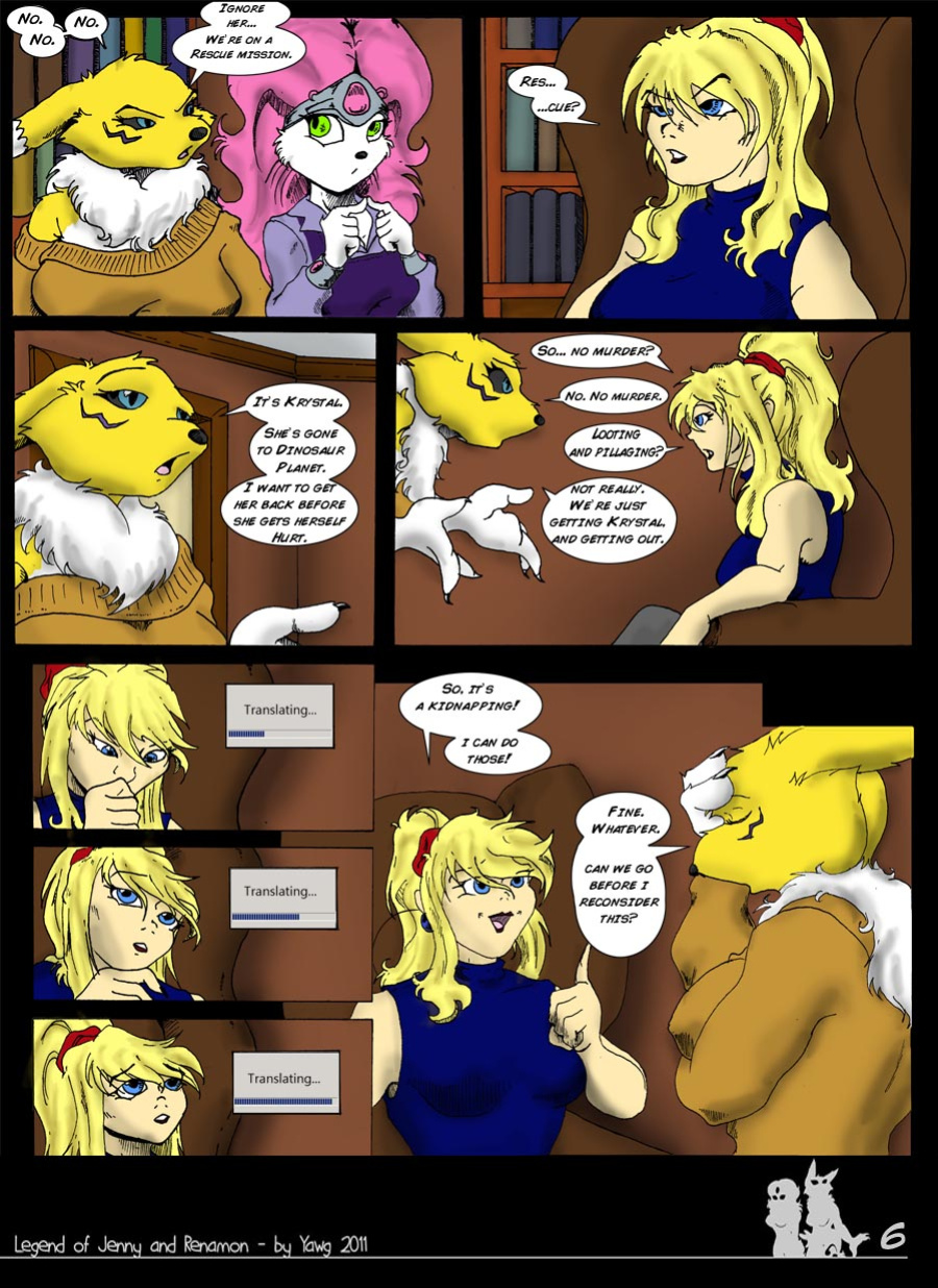 [Yawg] The Legend of Jenny and Renamon (Bucky O'Hare, Digimon, Star Fox)
