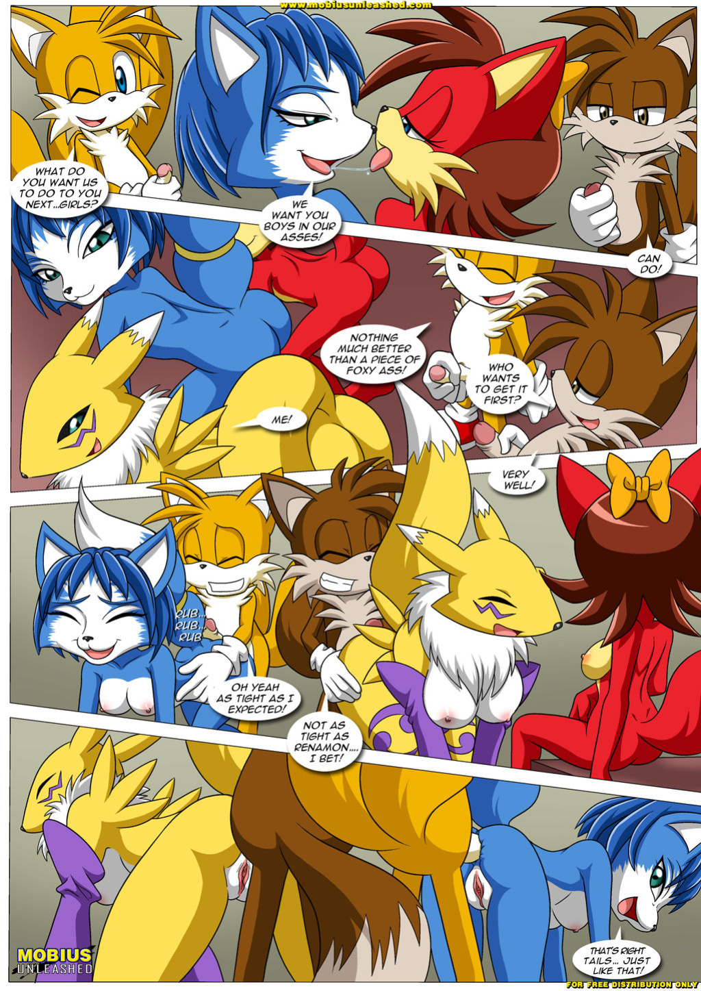 [Mobius Unleashed (Palcomix)] Foxxxes² - 2 Much Tail