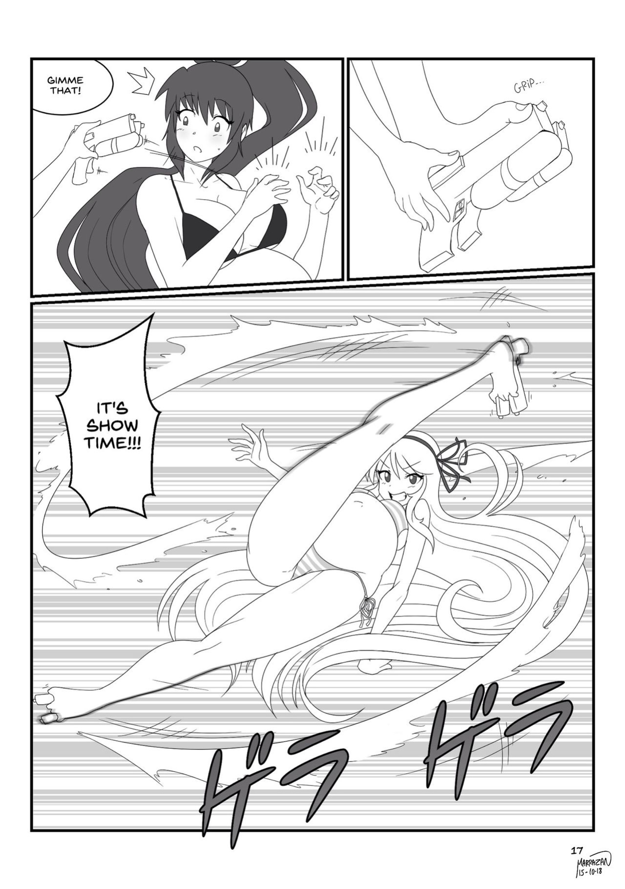 Senren Kagura Preggo Beach Splash