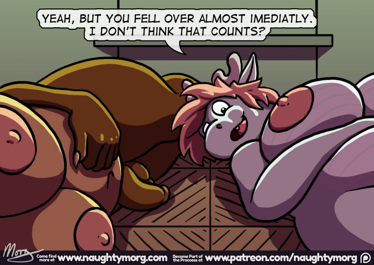 [NaughtyMorg] Gem & Sarah: Weight Training