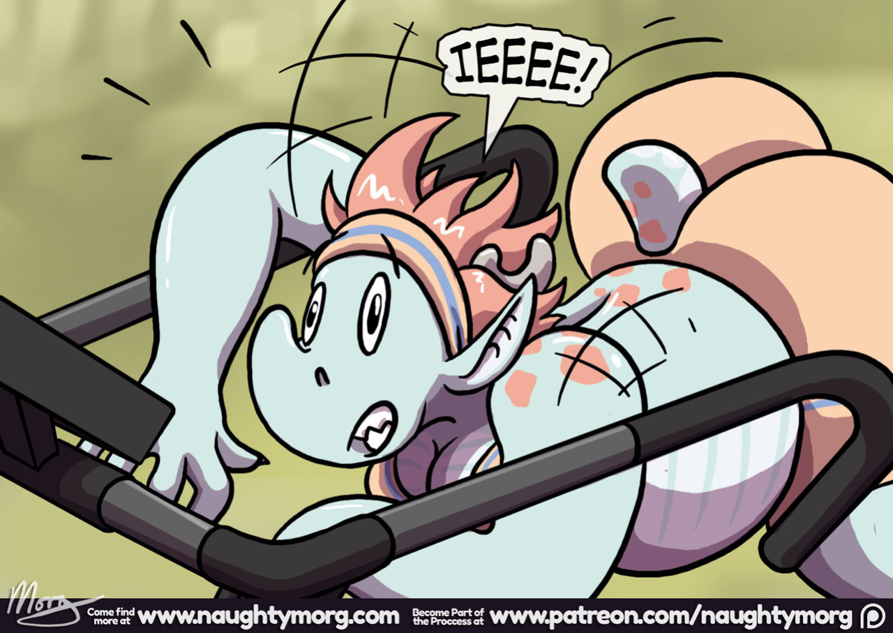 [NaughtyMorg] Gem & Sarah: Weight Training