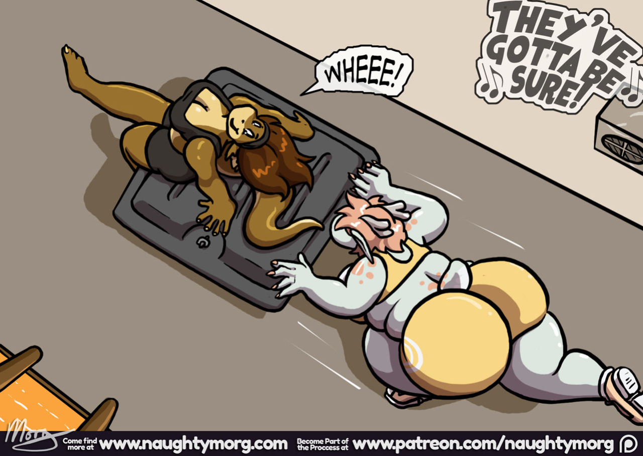[NaughtyMorg] Gem & Sarah: Weight Training