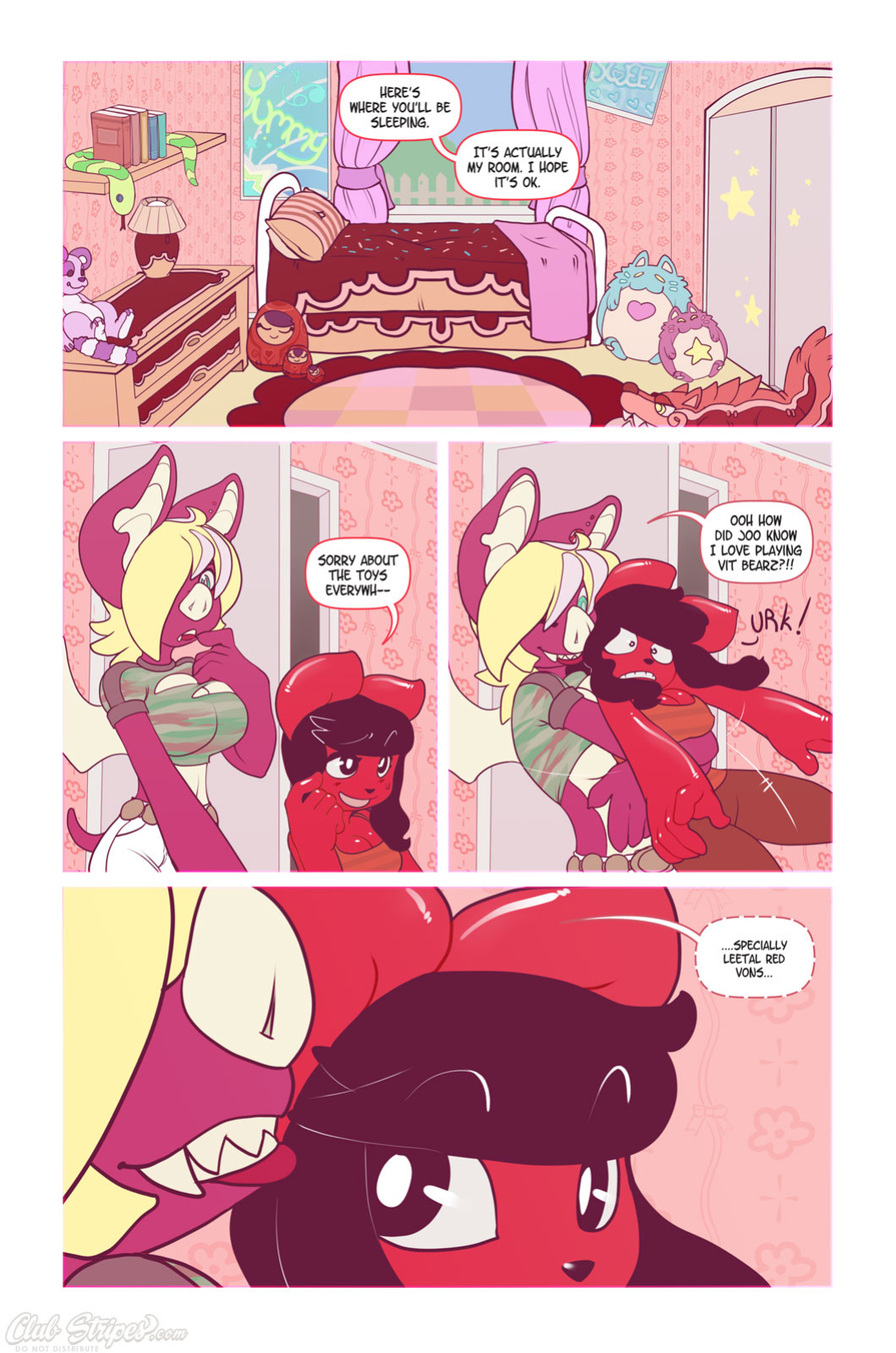 [Club Stripes (Kamicheetah)] Kissy Cousin