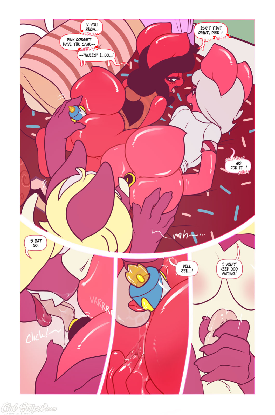 [Club Stripes (Kamicheetah)] Kissy Cousin
