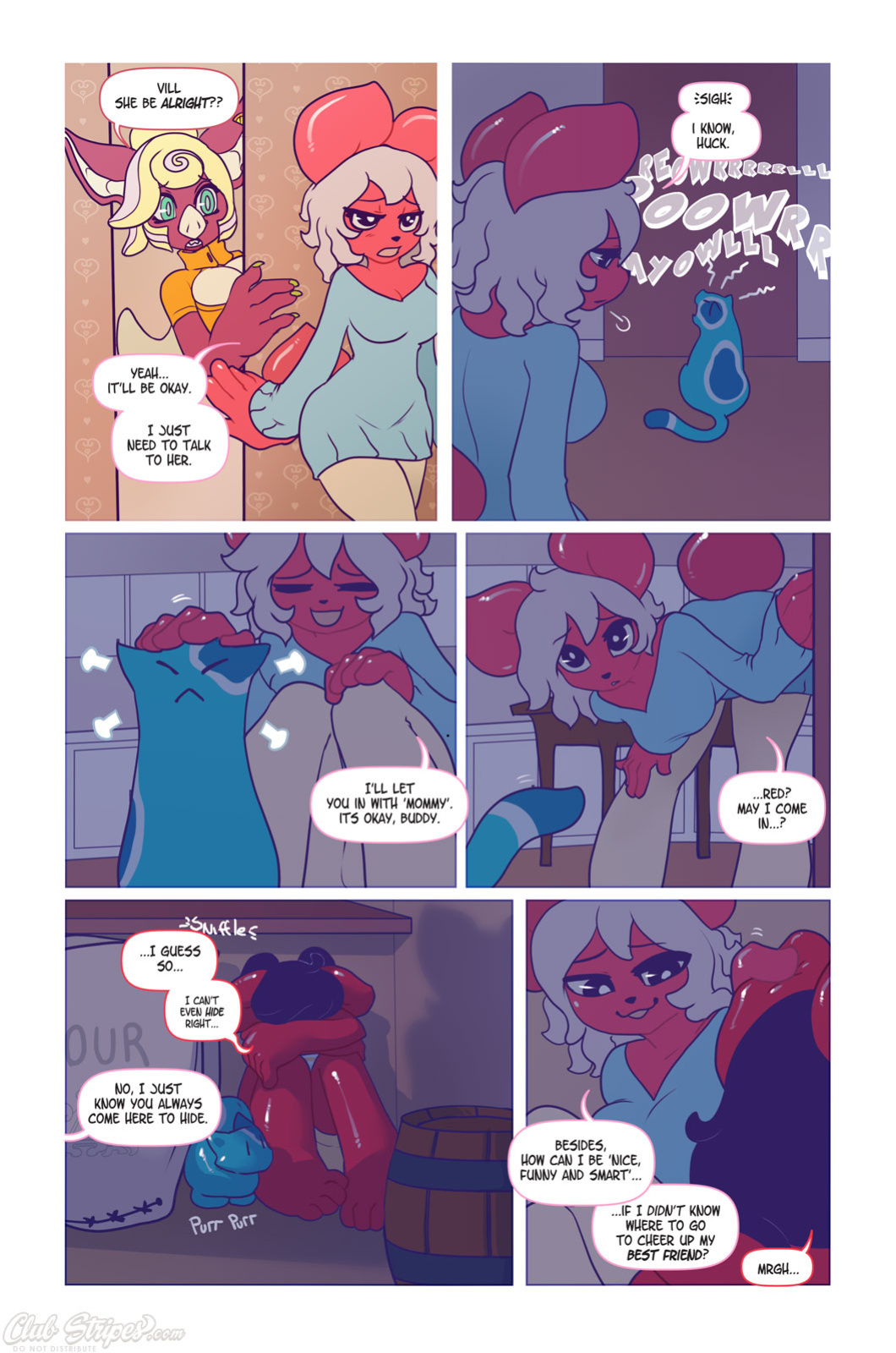 [Club Stripes (Kamicheetah)] Kissy Cousin