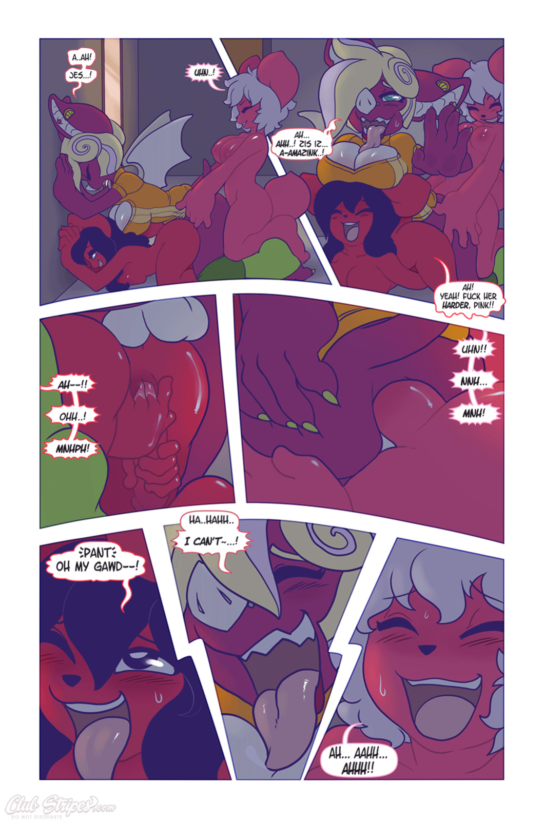 [Club Stripes (Kamicheetah)] Kissy Cousin