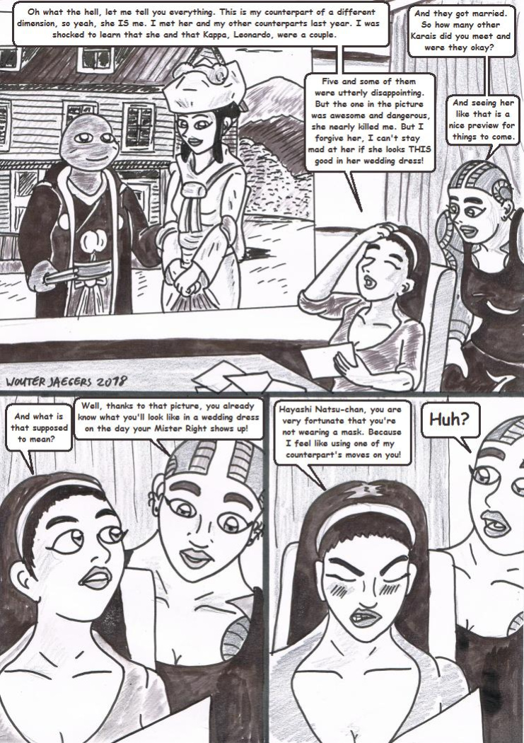 Teenage mutant Ninja Turtles: Karai versus Karai.