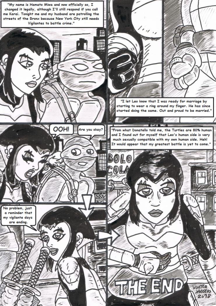 Teenage mutant Ninja Turtles: Karai versus Karai.