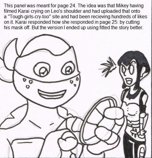 Teenage mutant Ninja Turtles: Karai versus Karai.