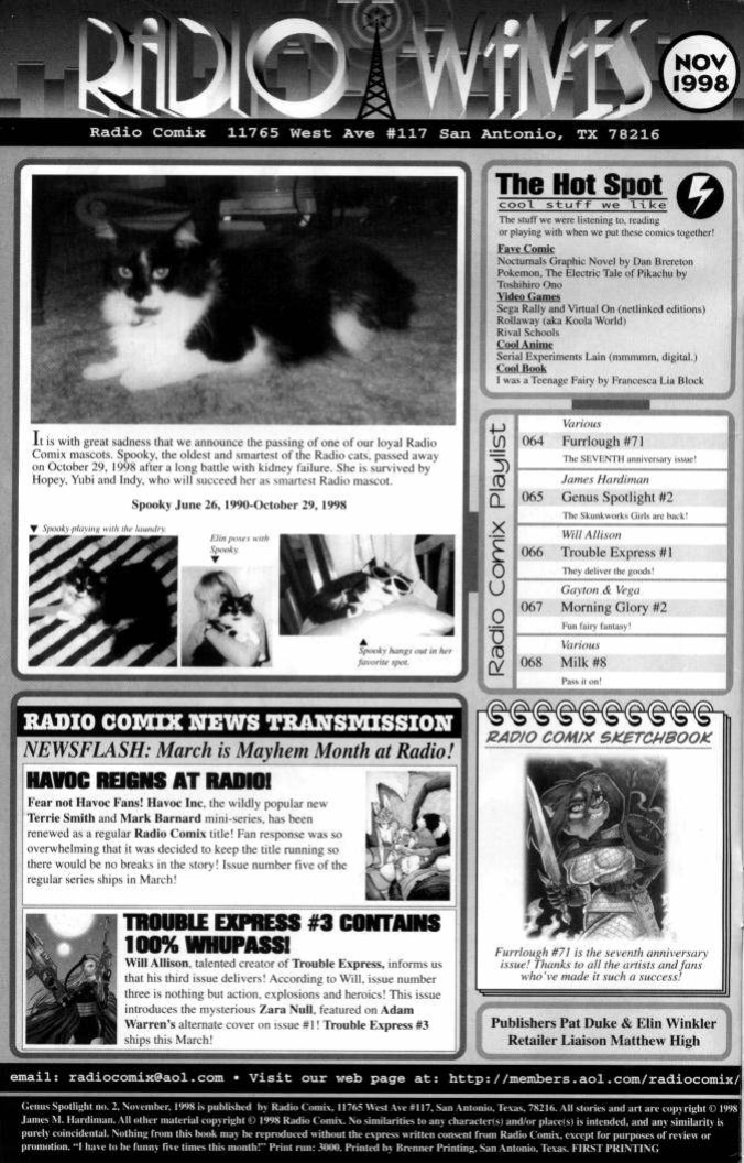 Genus - Spotlight on Skunkworks #2