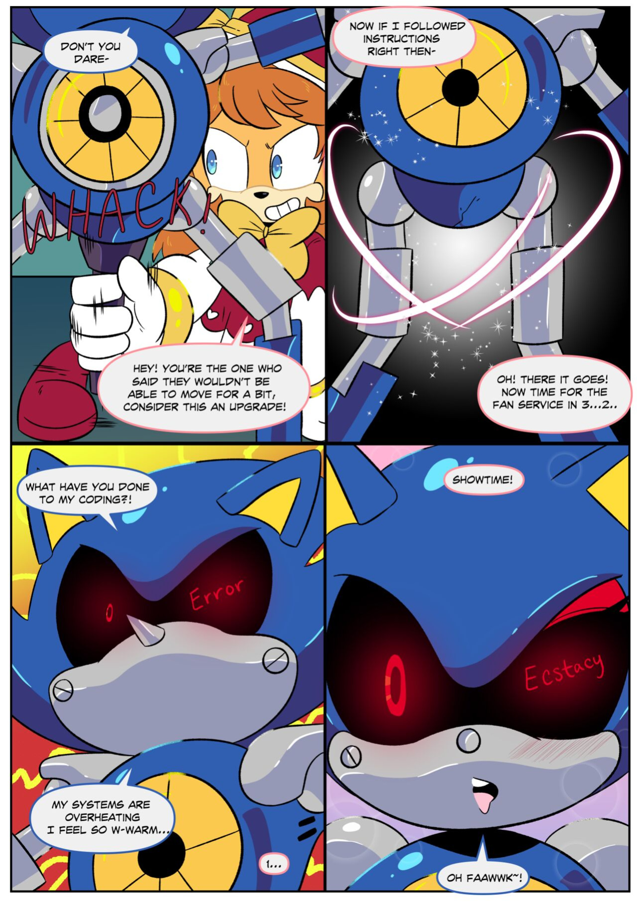 [FluffyTG] Gotta Girl Fast #4: Metal Sonic
