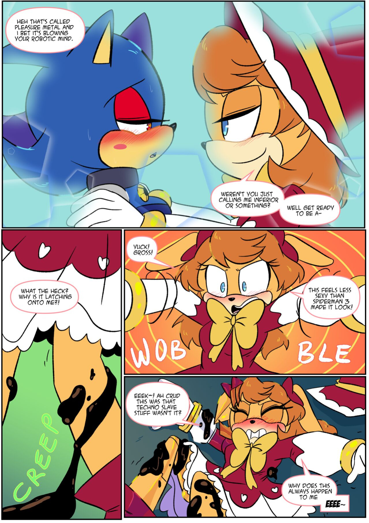 [FluffyTG] Gotta Girl Fast #4: Metal Sonic